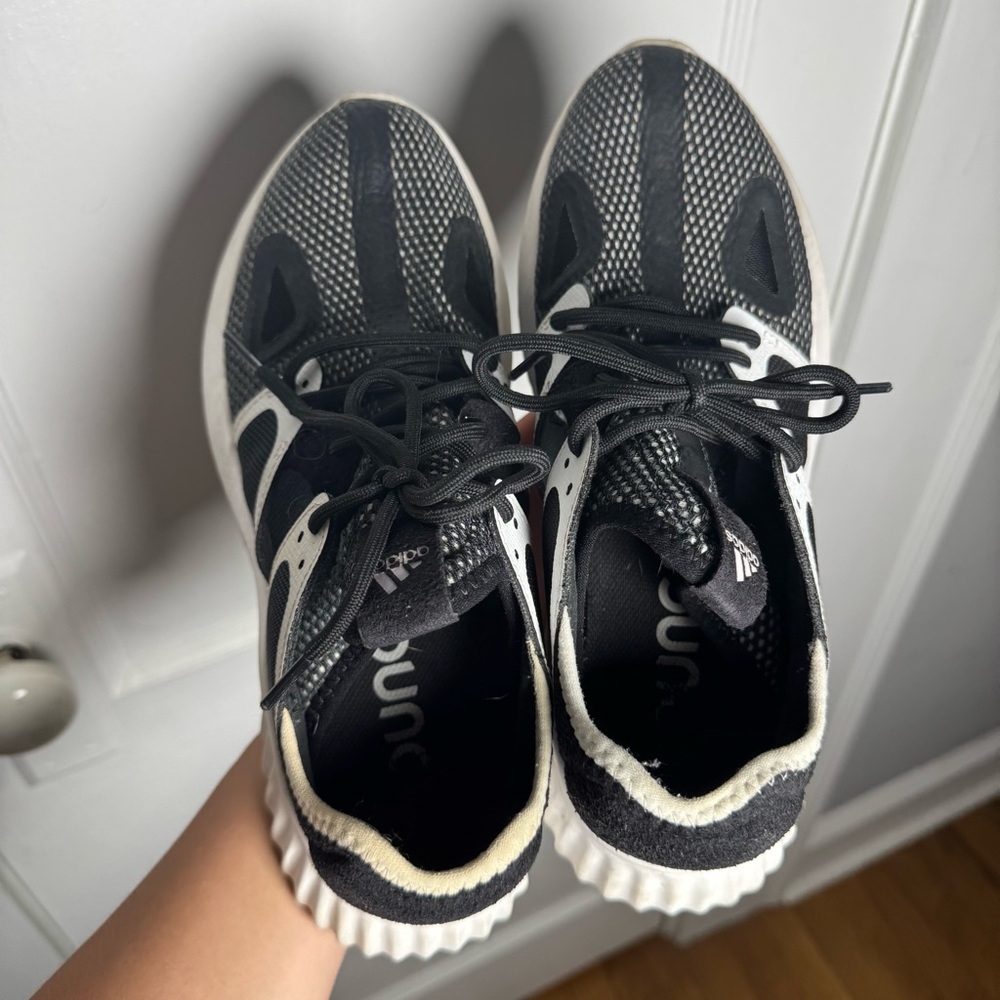 Adidas Run Lux Clima in Core Black Athletic Sneakers Size 9 - Picture 6 of 11